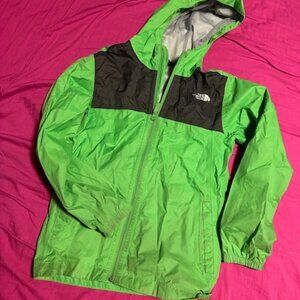 North face rain coat size 10-12 youth